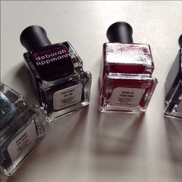 Deborah Lippmann Nail Bottle Set Collection Gift Box Red Nude Metallic Shimmer - Picture 5 of 14